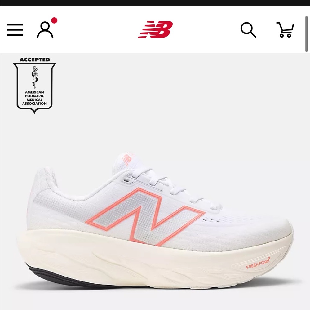 Women’s size 8 New balance Fresh Foam X 1080v14